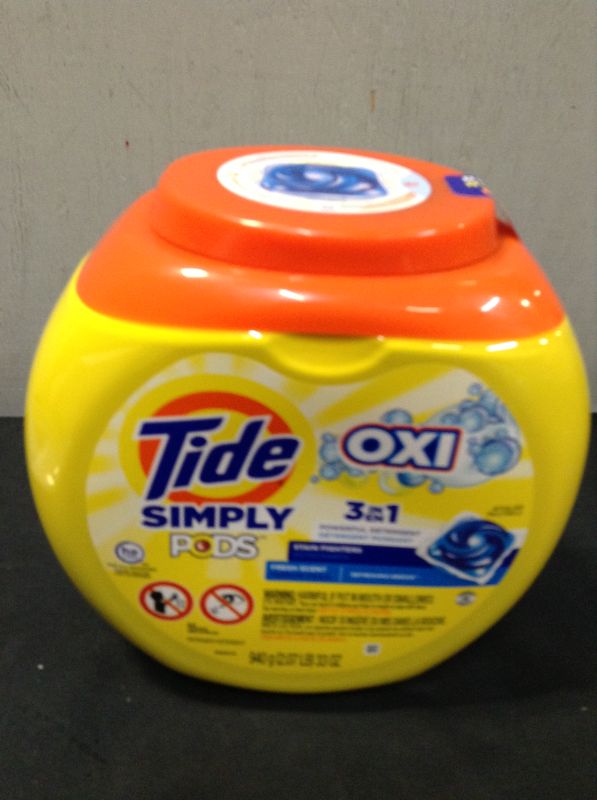 Photo 3 of Tide Simply PODS +Oxi Fresh Laundry Detergent Liquid 33 Oz.
