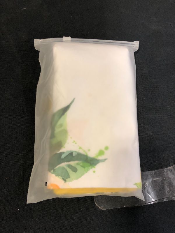 Photo 1 of (STOCK PHOTO IS JUST AN EXAMPLE, ACTUAL ITEM DIFFERS) WAIRFFOPD WATERPROOF RECTANGLE TABLECLOTH SPILL PROOF (LEMON, OBLONG 52" X 72")
