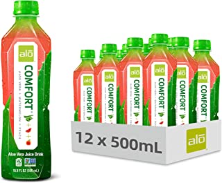 Photo 1 of Alo Comfort Watermelon and Peach Aloe Vera Watermelon Juice Drink, 16.9 Fl Oz, 12 per case.
BEST BY NOV 3 2023