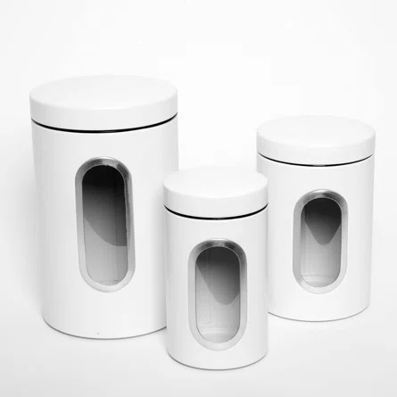 Photo 1 of 3 Piece Kitchen Canister Set