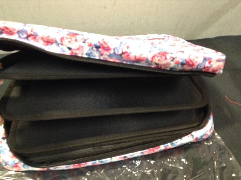 Photo 2 of Large Colored Pencil Case--Floral Pink
