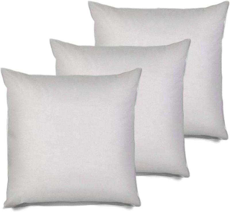 Photo 1 of 19"X24" PILLOW INSERTS, WHITE (3 PACK)