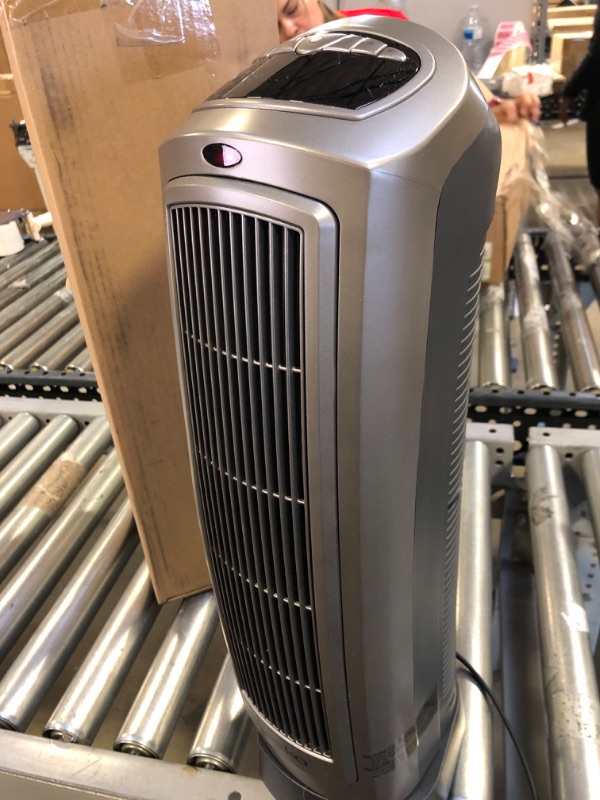 Photo 3 of Lasko 1500W Digital Ceramic Space Heater with Remote, 755320, Silver