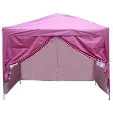 Photo 1 of 10 ft. x 10 ft. Outdoor Straight Leg Pink Party Wedding Tent Canopy  
