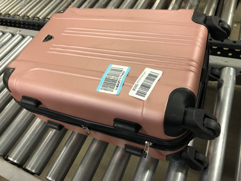 Photo 1 of 21.-Inch Lightweight Hard Side Spinner Suitcase and Small Bag