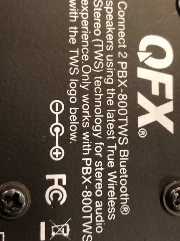 Photo 5 of PBX-800TWS 8-Inch Bluetooth Stereo PA System Comes with 2X 8 Speakers and 2X Stands, 2X Microphones, and a Remote Control