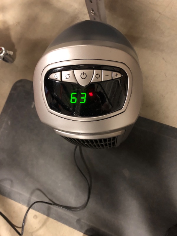 Photo 2 of Lasko 1500W Digital Ceramic Space Heater with Remote, 755320, Silver