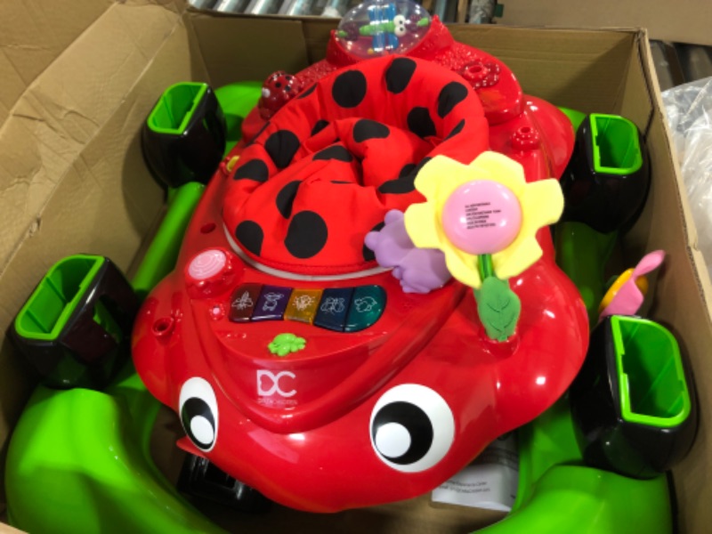 Photo 3 of Delta Children Lil Play Station 4-in-1 Activity Walker - Sadie The Ladybug