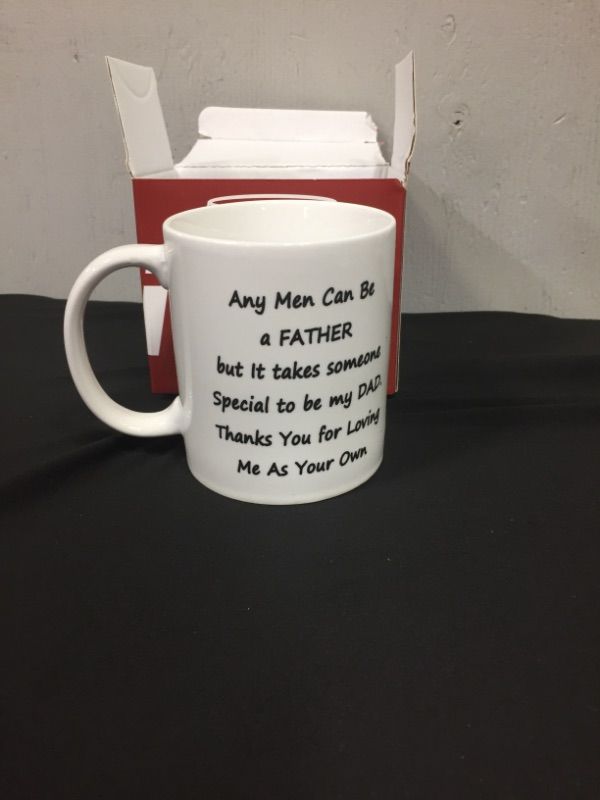 Photo 2 of Any Man Can Be A Father But It Takes Someone Special To Be A Dad Mug Thanks for Loving Me as Your Own Mug Birthday Father’s Day Christmas Gifts for Dad Stepdad from Stepdaughter Stepson 11 Ounces