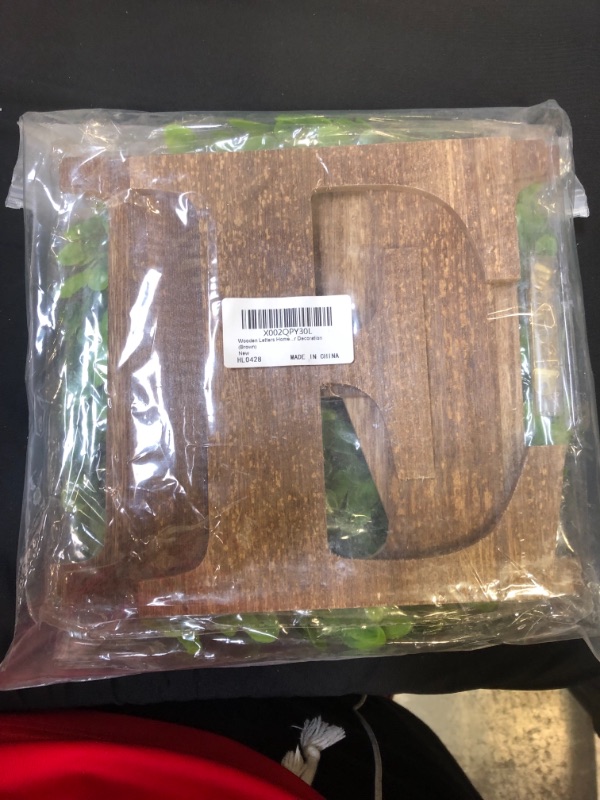 Photo 1 of  Wood Letters for Wall Decor (Brown)  -- Factory Sealed --

