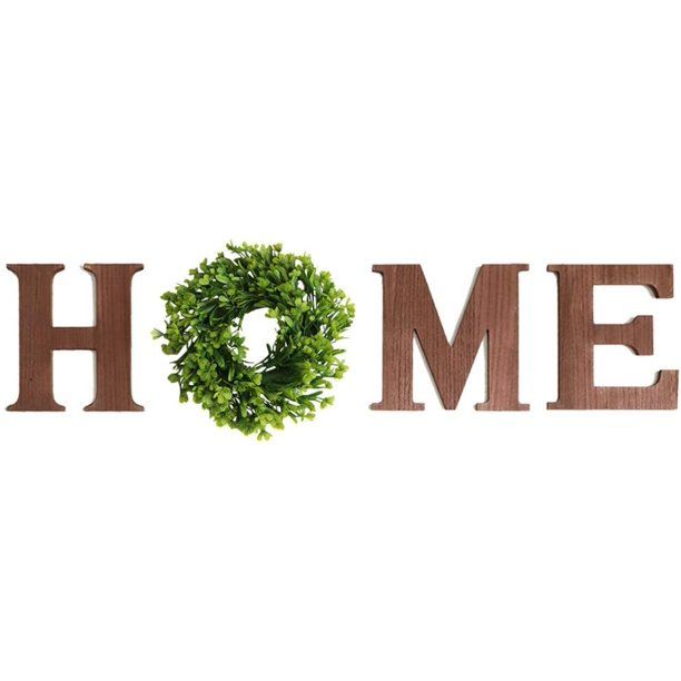Photo 1 of  Wood Letters for Wall Decor (Brown)  -- Factory Sealed --
