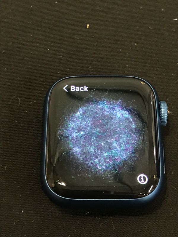 Photo 1 of Apple Watch Series 7 41mm Blue Aluminum Case with Abyss Blue Sport Band - Blue GPS 