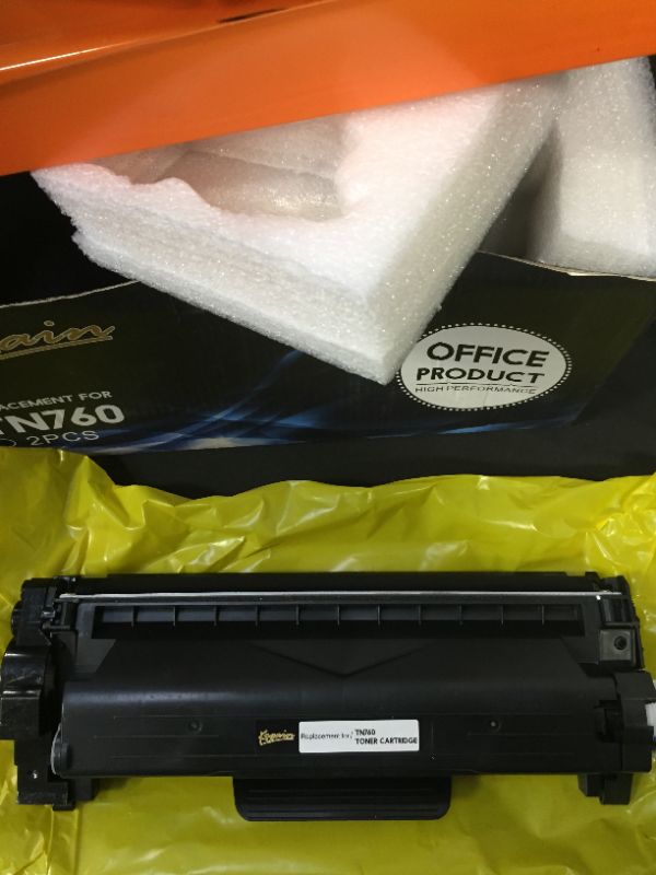 Photo 3 of Kogain Compatible Toner Cartridge Replacement for Brother TN760 TN-760 TN730 TN-730 High Yield Work with HL-L2350DW HL-L2370DWXL MFC-L2710DW DCP-L2550DW HL-L2395DW MFC-L2750DW Printer --- MISSING 1 