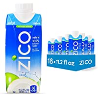 Photo 1 of 18-Pack Zico No Sugar Gluten-Free Added 100% Coconut Water Drink exp sept 14 2022