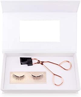 Photo 1 of BEPHOLAN Soft Magnetic False Eyelashes, With Eyelash Curler Applicator, 1 Pairs Faux Mink Fake Eyelashes, 003
