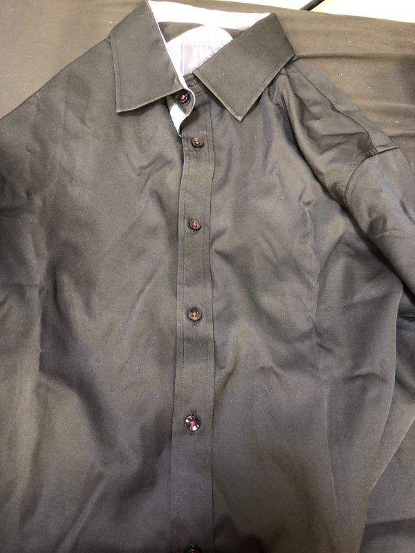 Photo 2 of J.Ver Men's Casual Long Sleeve Stretch Dress Shirt Wrinkle-Free Regular Fit Button Down Shirts
SIZE M
