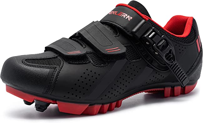 Photo 1 of FENLERN Men's Cycling Shoes Mountain Bike Shoes MTB with Quick Ratchet Buckle Indoor Riding Outdoor Cycling Compatible with 2-Bolt Cleats
SIZE 9