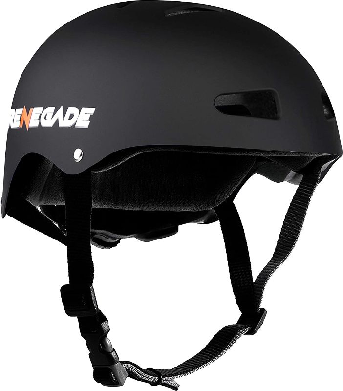 Photo 1 of Adjustable Sports Safety Helmet - Multi-Sport Impact Protection Helmet for Children and kids, Includes Travel Bag (Black)
