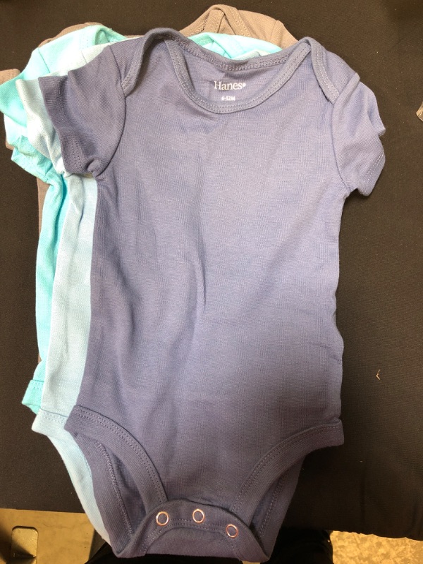 Photo 2 of Hanes Baby-Boys Ultimate Baby Flexy MULTI Pack Short Sleeve Bodysuits