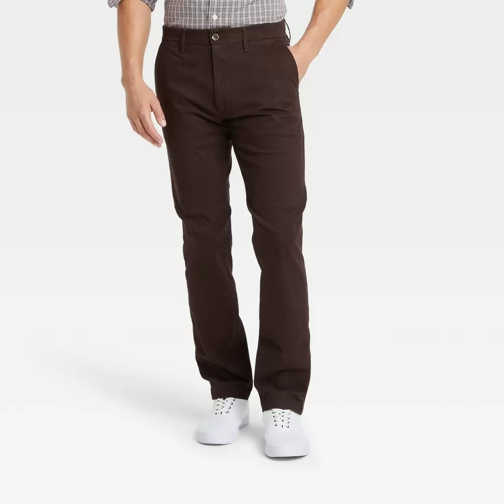 Photo 1 of  Men's Slim Fit Chino Pants - Goodfellow & Co Natures Brown 32x30