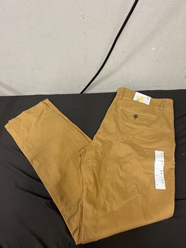 Photo 2 of Men's Slim Fit Chino Pants - Goodfellow & Co™ brown 34x32