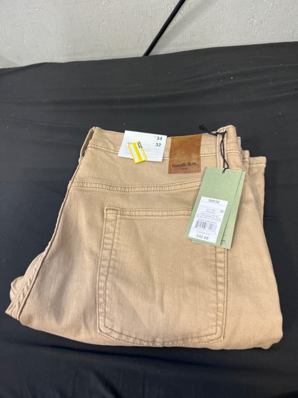 Photo 2 of  Men's Athletic Fit Jeans - Goodfellow & Co Khaki 34x32