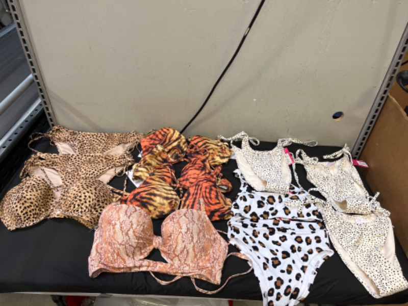 Photo 1 of ANIMAL BIKINI PRINT BUNDLE (VARIOUS SIZES) 13 PCS