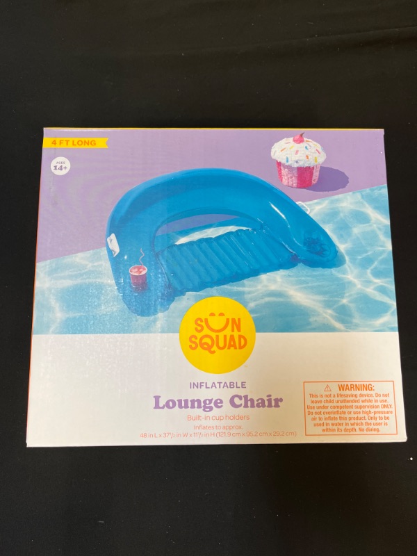 Photo 1 of Chill Lounge Chair Blue - Sun Squad™

