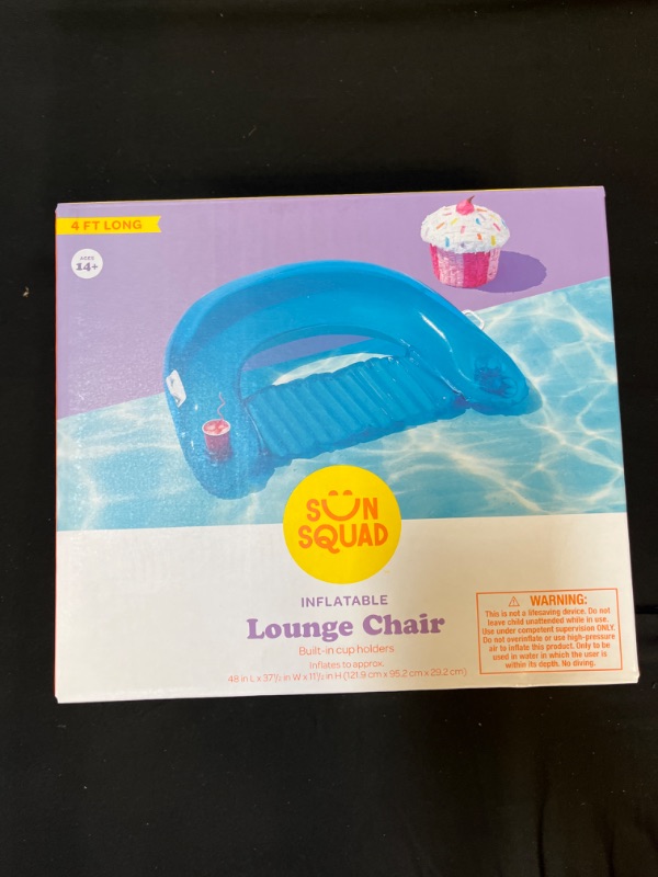 Photo 2 of Chill Lounge Chair Blue - Sun Squad™

