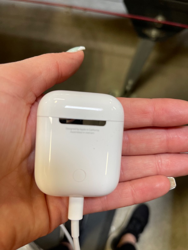 Photo 4 of Apple AirPods (2nd Generation) Wireless Earbuds with Lightning Charging Case Included. Over 24 Hours of Battery Life, Effortless Setup. Bluetooth Headphones for iPhone
