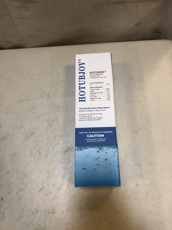 Photo 1 of HOTUBJOY Mineral Ion Cartridge Filter Stick Brings Crystal Clean Water to Your Pool,Spa and Hot Tub Without High Levels of Heavy Chemicals(1)
