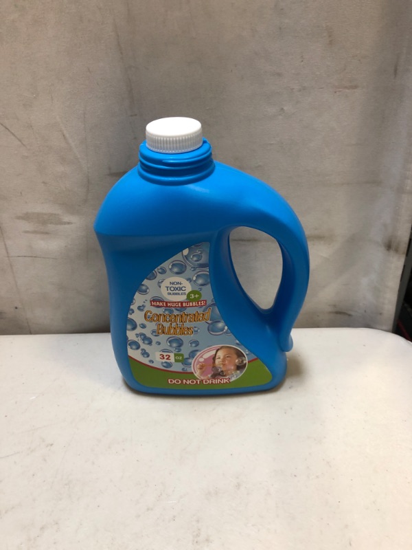 Photo 2 of 32 oz Bubble Refill Solution (up to 2.5 gallons), Nontoxic Bubble Concentrate for Kids, Bubble Machine, Bubble Wand, Bubble Gun, Bubble Blower, Party Favors.
