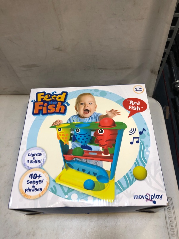 Photo 3 of Move2Play, Feed the Fish, Interactive Toddler & Baby Toy, One Year Old Birthday Gift for Boys and Girls
