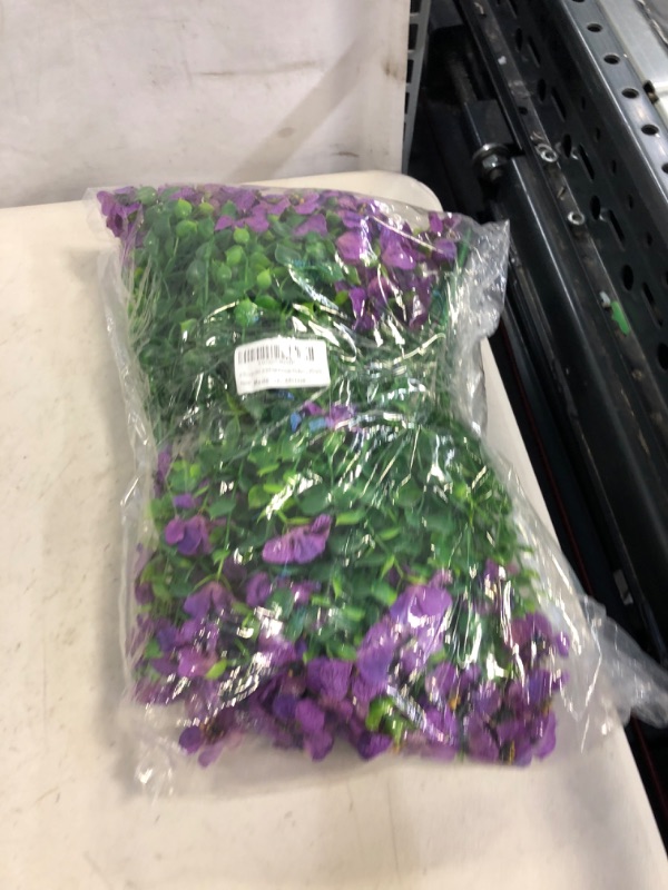 Photo 1 of 8 bouquets artificial flower for outdoor (purple)