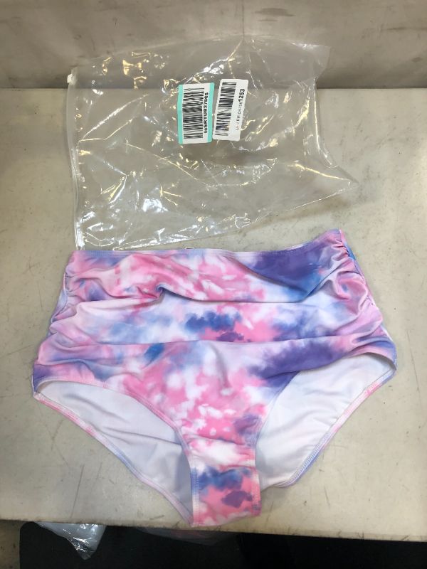 Photo 2 of Edelqual Women’s High Waisted Bikini Bottom Full Coverage Tummy Control Ruched Bathing Suit Swimsuit Tankini Swim Shorts
