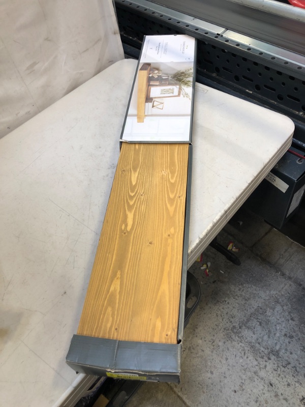 Photo 2 of Wood Floating Shelf Pine - Threshold™
