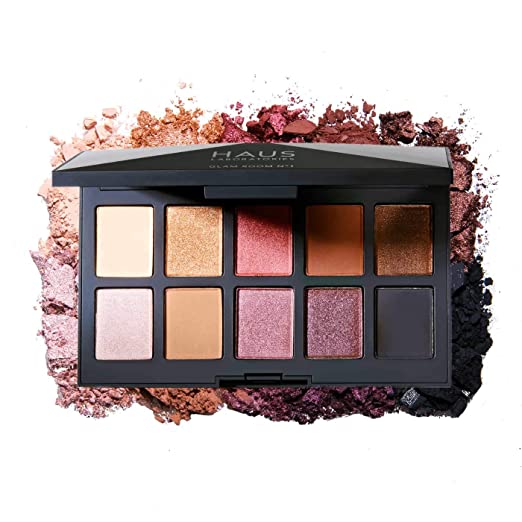 Photo 1 of HAUS LABORATORIES By Lady Gaga: GLAM ROOM PALETTE NO. 1: FAME | 10-Shade Eyeshadow Palette, Blendable & Buildable Eye Makeup with Pigmented Matte, Metallic, Shimmer, and Sparkle Finishes