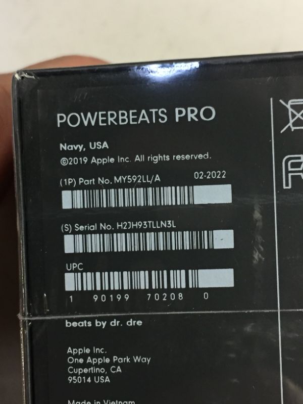 Photo 7 of Beats by Dre Powerbeats Pro Totally Wireless Earphones - Navy(factory sealed)