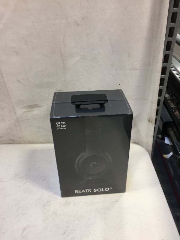 Photo 3 of Beats by Dr. Dre Solo3 Beats Icon Collection Wireless on-Ear Headphones - Matte Black
(factory sealed)