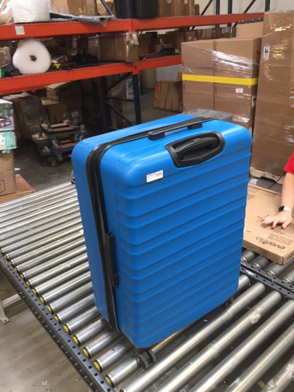 Photo 1 of Amazon Basics 30-Inch Hardside Spinner, Blue
