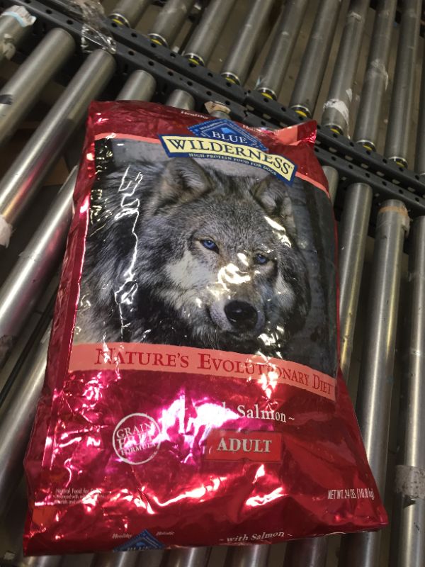 Photo 2 of Blue Buffalo Wilderness Salmon Recipe Grain-Free Dry Dog Food, 24-lb Bag ------jun 2022