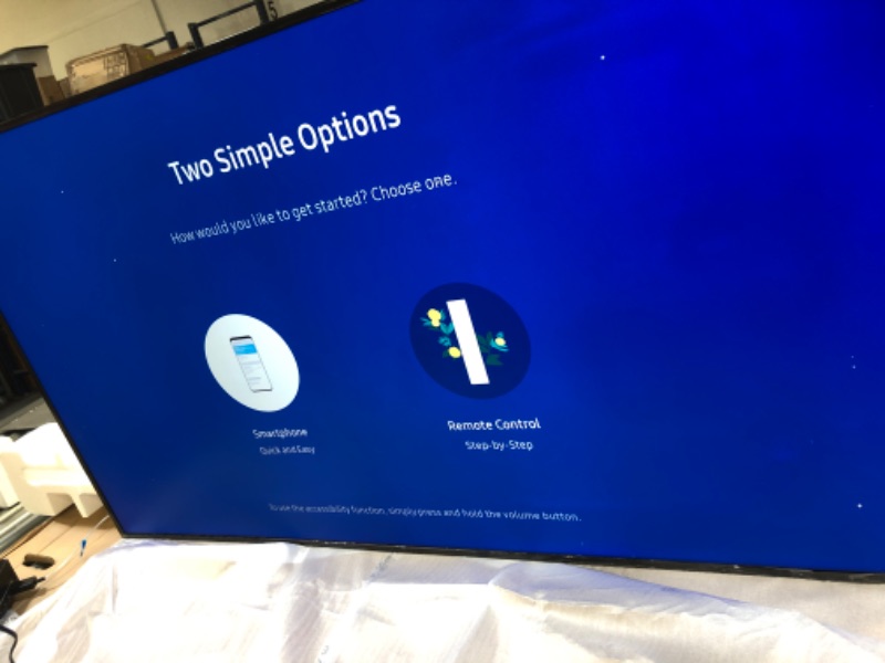 Photo 1 of SAMSUNG 65-Inch Class QLED 4K LS03B Series The Frame Quantum HDR, Art Mode, Anti-Reflection Matte Display Screen, Slim Fit Wall Mount Included, Smart TV with Alexa Built-In (QN65LS03BAFXZA,2022 Model)
