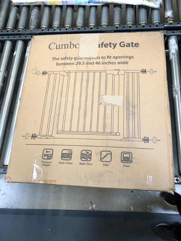 Photo 2 of Cumbor 40.6” Auto Close Safety Baby Gate