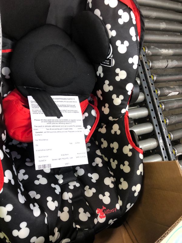 Photo 4 of Disney Light 'n Comfy Luxe Infant Car Seat - Mickey Silhouette