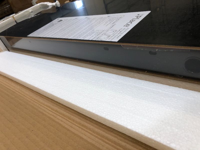 Photo 1 of Inplace 36-Inch Black Floating Wall Shelf