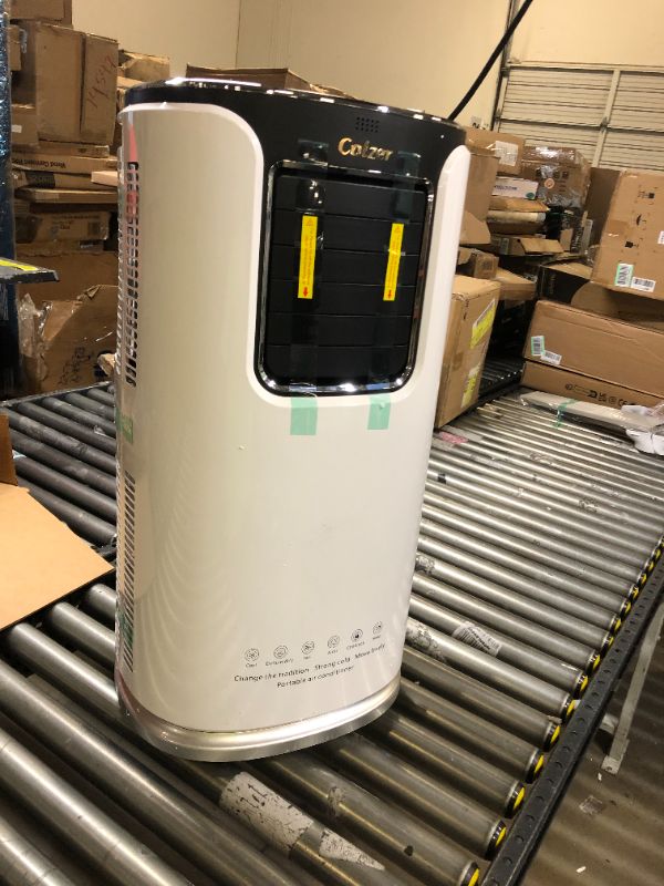 Photo 8 of COLZER Portable Air Conditioners 14,000 BTU Portable AC Unit 4-in-1 Air Conditioner Portable for Room up to 500 Sq. Ft. Large, Mobile Cooler with Remote Control --- THE AIR CONDITIONER IS OUT OF THE BOX NEW -----MISSING SOME ACCESSORIES THE HOES AND A CRA