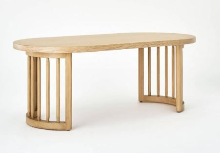 Photo 1 of Burbank Wood Coffee Table Natural - Threshold™ designed with Studio McGee
no original box - damage on item
Dimensions (Overall): 18 Inches (H) x 48 Inches (W) x 24 Inches (D)
