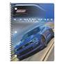 Photo 1 of Wide Ruled 1 Subject Spiral Notebook Camaro - Innovative Designs 6 pcs 