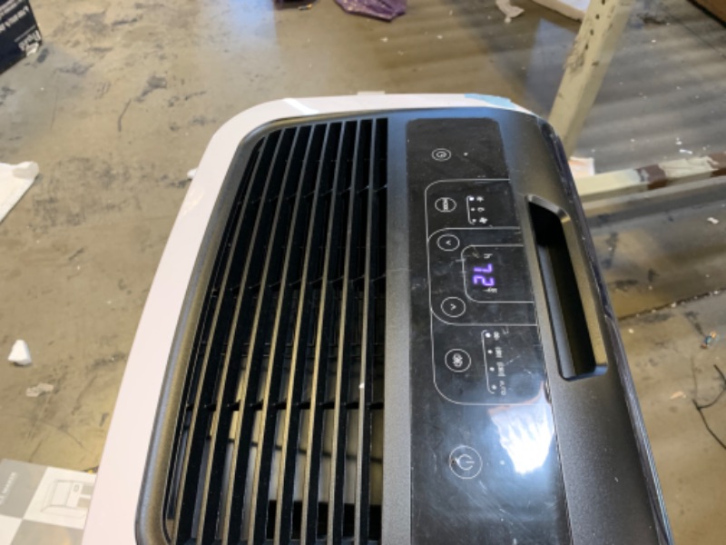 Photo 11 of 11,500 BTU 3-Speed 500 sq. ft. Portable Air Conditioner with Compact Design and Eco Friendly Gas, No Box Packaging, Moderate Use, Scratches and Scuffs on Item, Turns on and Blows, Air