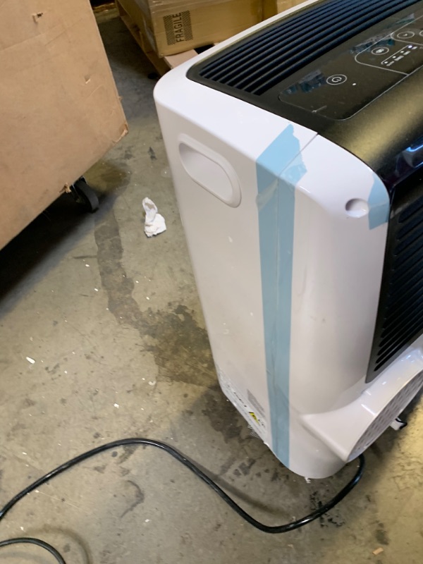Photo 4 of 11,500 BTU 3-Speed 500 sq. ft. Portable Air Conditioner with Compact Design and Eco Friendly Gas, No Box Packaging, Moderate Use, Scratches and Scuffs on Item, Turns on and Blows, Air